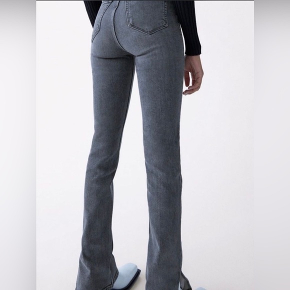 Zara Split Hem Jeans - Picture 4 of 4